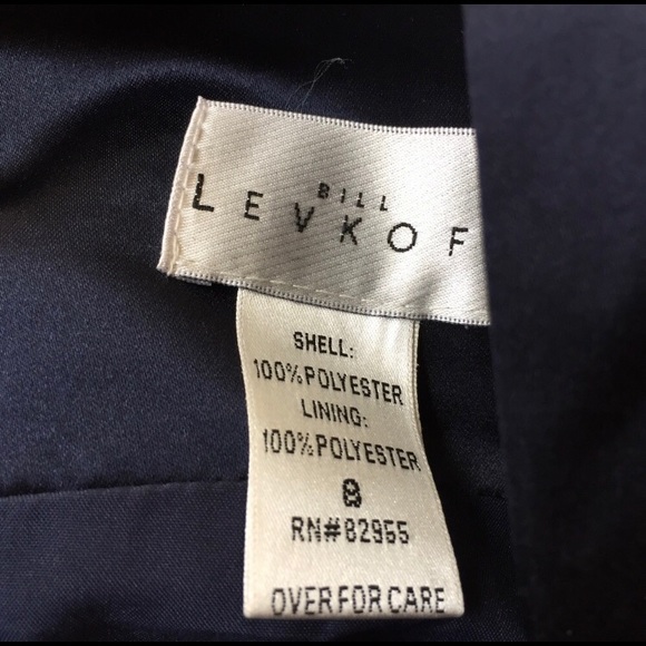 Navy Bill Levkoff Formal Gown - Picture 5 of 5